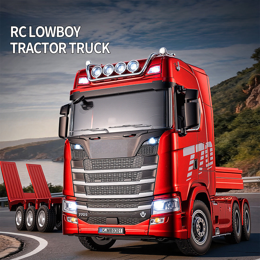 1/24 Scale RC Heavy Duty 770S Truck - RAZORDON