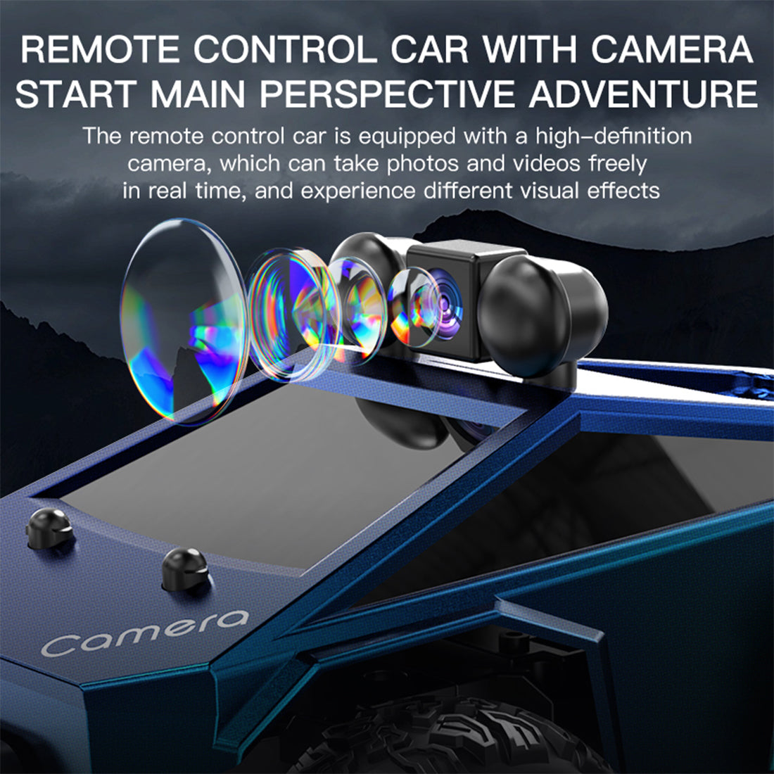1/28 Scale FPV 2.4GHz RC Car with Real Time Video Transmission - RAZORDON