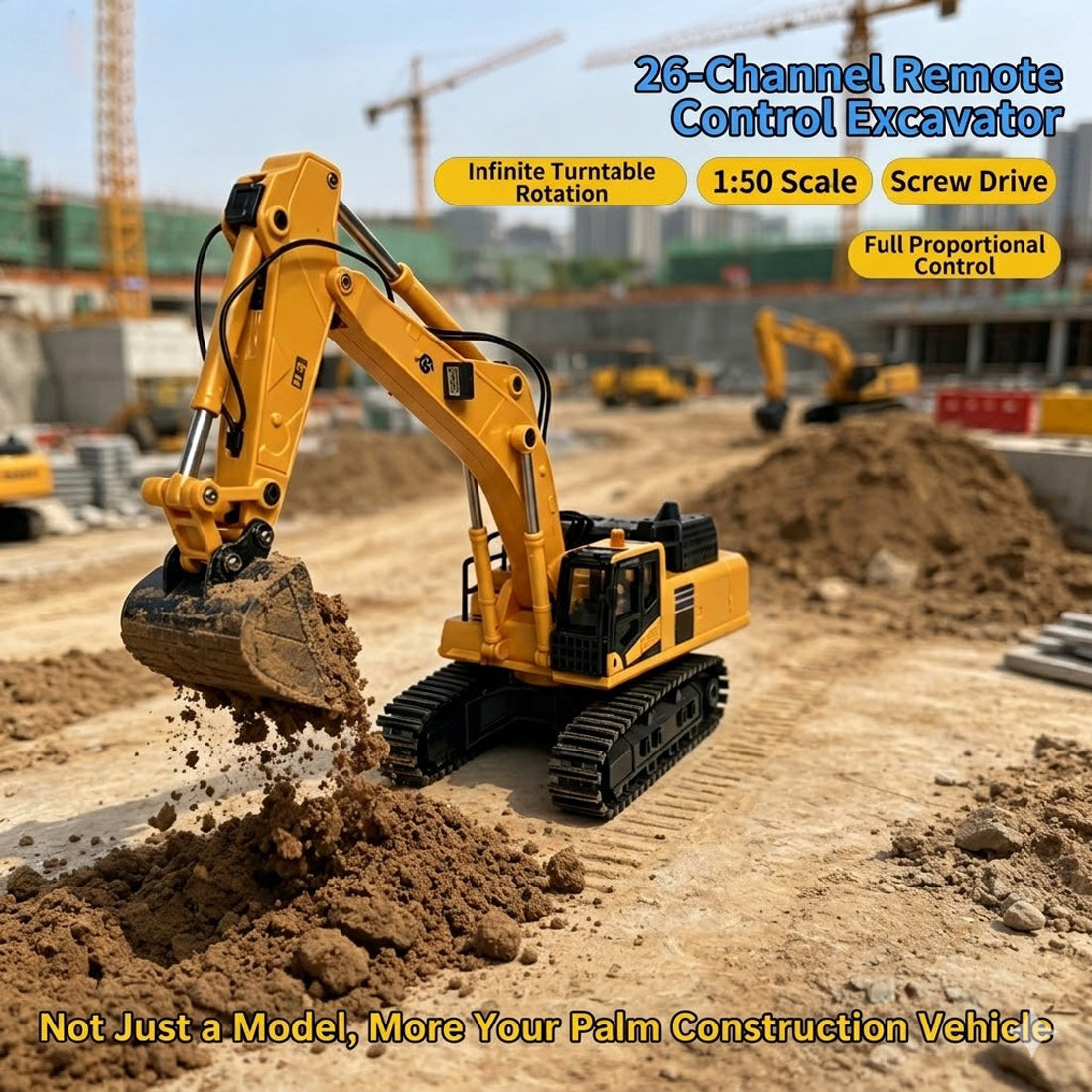 1/50 Scale RC Excavator - RAZORDON