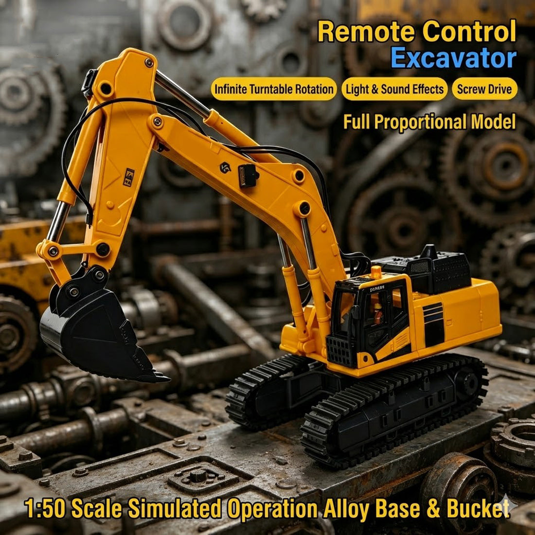 1/50 Scale RC Excavator - RAZORDON