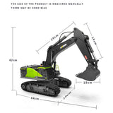 1:14 22CH 2.4G Excavator Remote Control Truck Toy Engineering Vehicle Model - RAZORDON