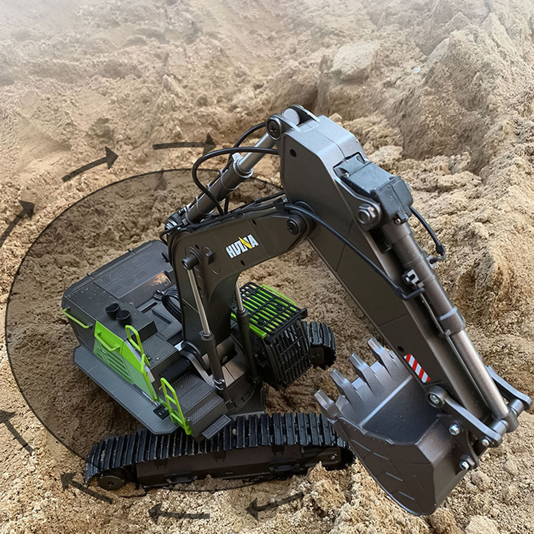 1:14 22CH 2.4G Excavator Remote Control Truck Toy Engineering
