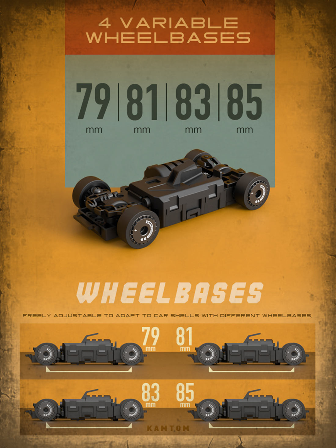 1/32 Scale 2.4G 4WD RC Drift Car with LED Headlights (RTR Version