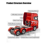 1/18 Scale 6x4 770S Heavy Duty Tractor Truck - RAZORDON