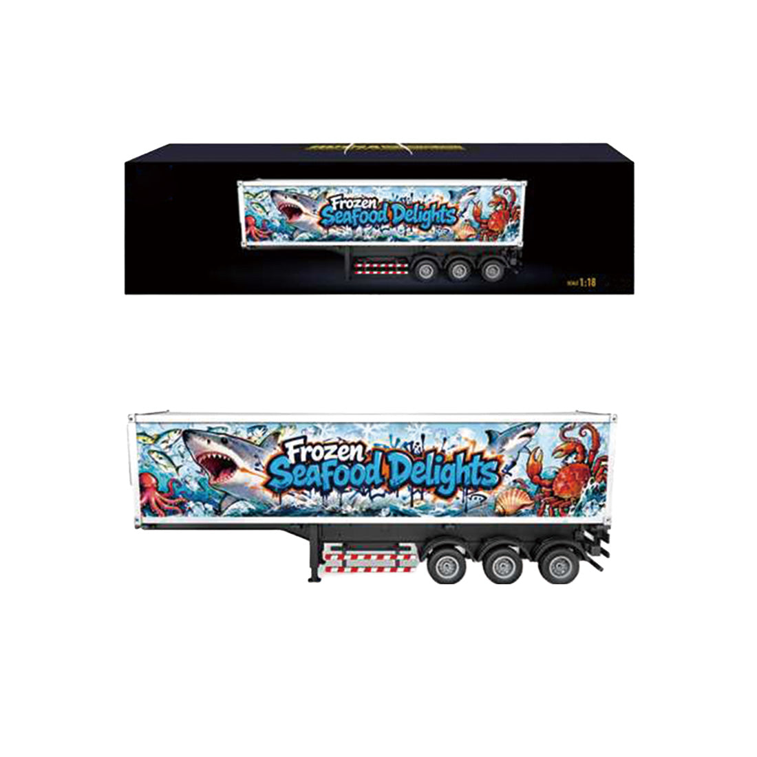 1/18 Scale RC Refrigerated Container Trailer - RAZORDON