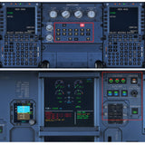 Rowsfire A103 A32X/A31X/A350/XECAM HOME COCKPIT Landing Gear Indicator Integrated Panel  - RAZORDON