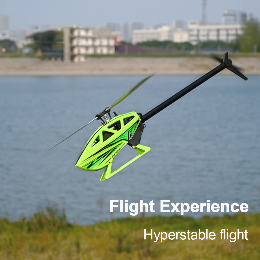 FLYWING 450L V3 2.4G 6CH RC Helicopter Dual Brushless Direct Drive Model Aircraft Toy