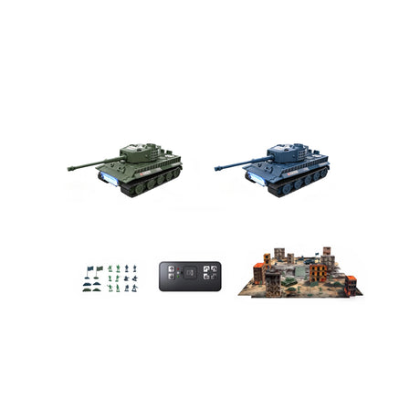 1/64 RC Battle Tank Set 2.4GHz Infrared Combat Tanks - RAZORDON