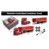 1/64 Scale 2.4GHz 4WD RC Container Truck RTR – razordon