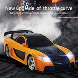 1/43 Scale 2.4G Full-Proportional Mini Electric RC Drift Racing Car Model with LED Lights - Razordon