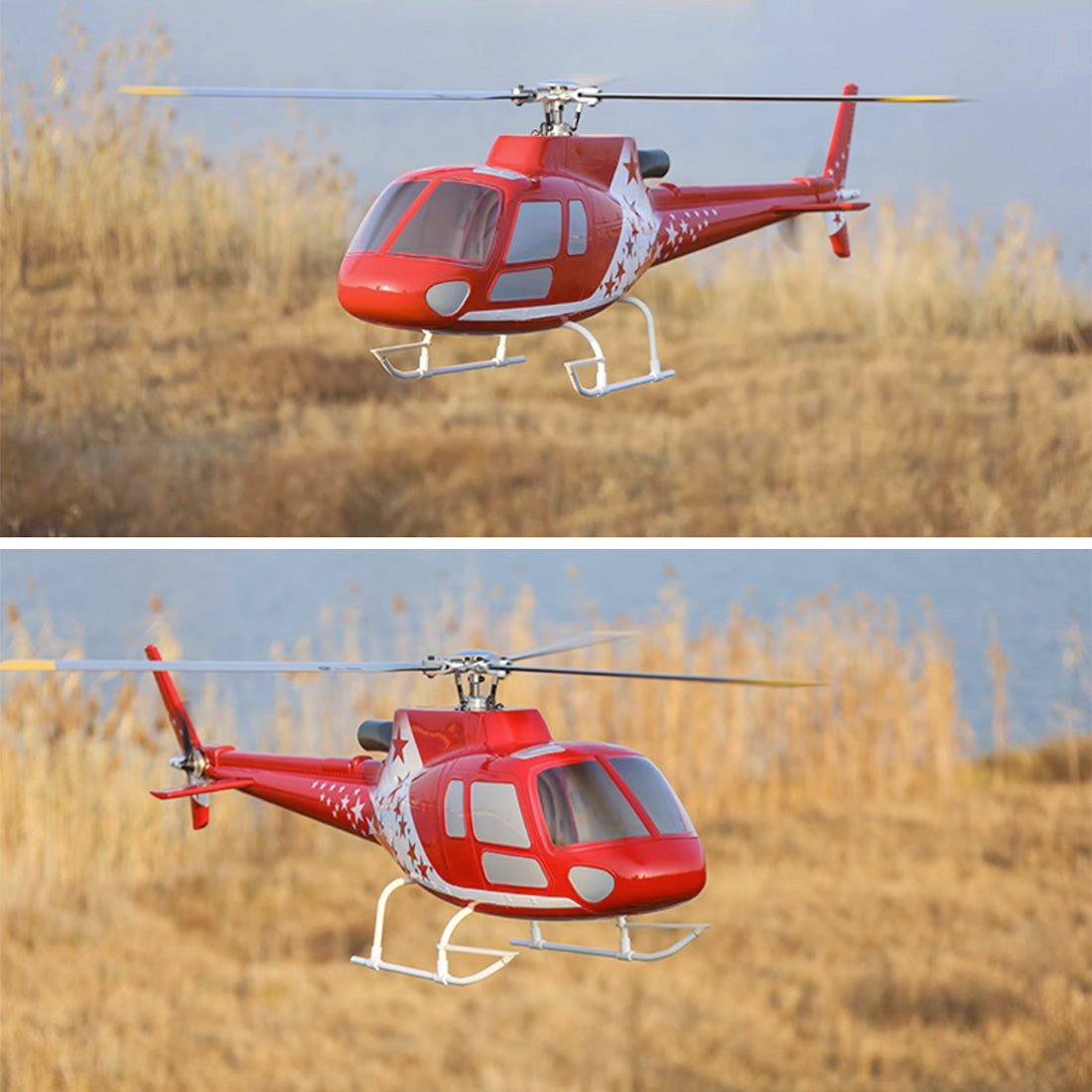 FLYWING Squirrel-AS350 470-Class RC Helicopter Model 2.4G RC 6CH Electric Airplane Model