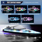 2.4GHz 30KM/H High-Speed RC Racing Boat – RAZORDON