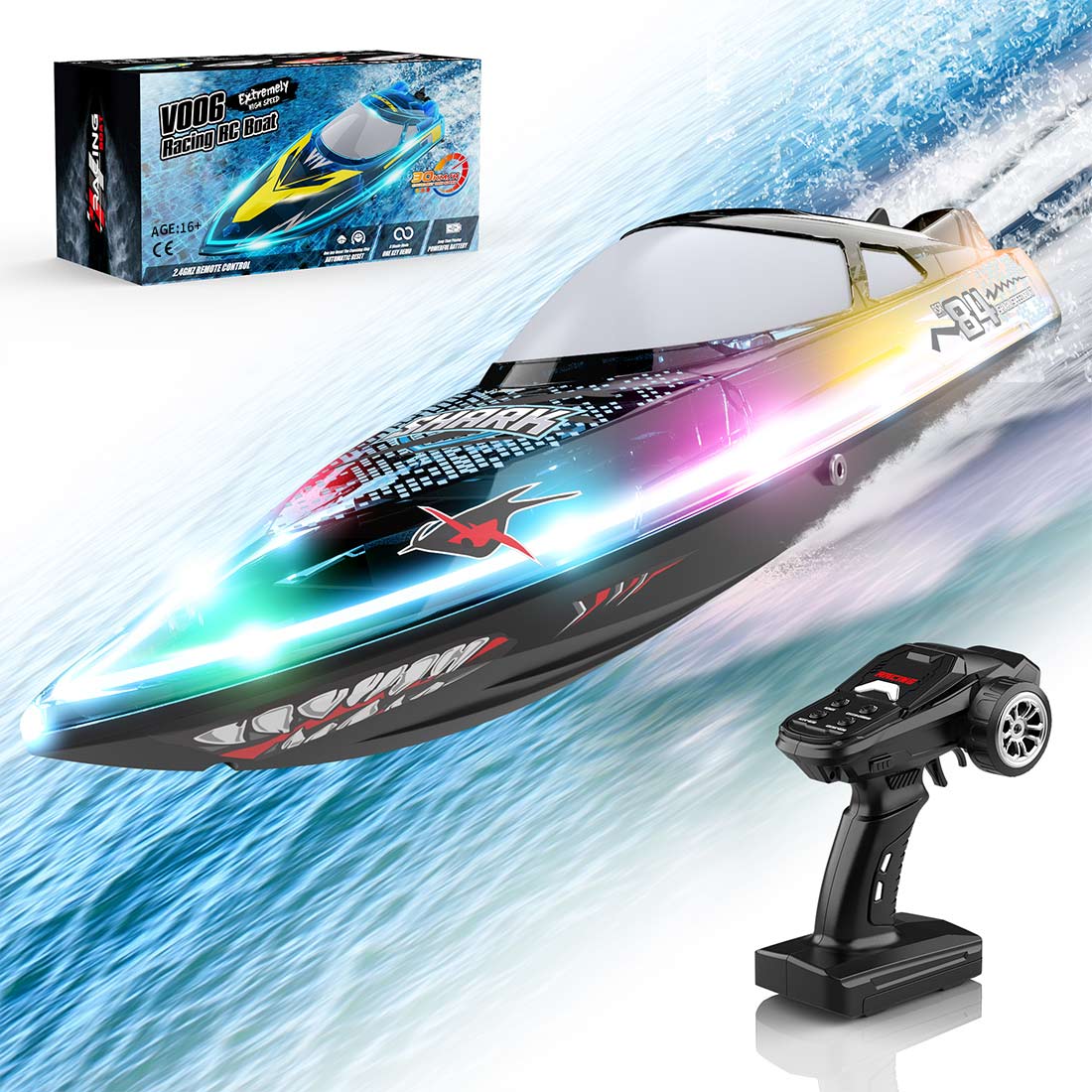 2.4GHz 30KM/H High-Speed RC Racing Boat – RAZORDON
