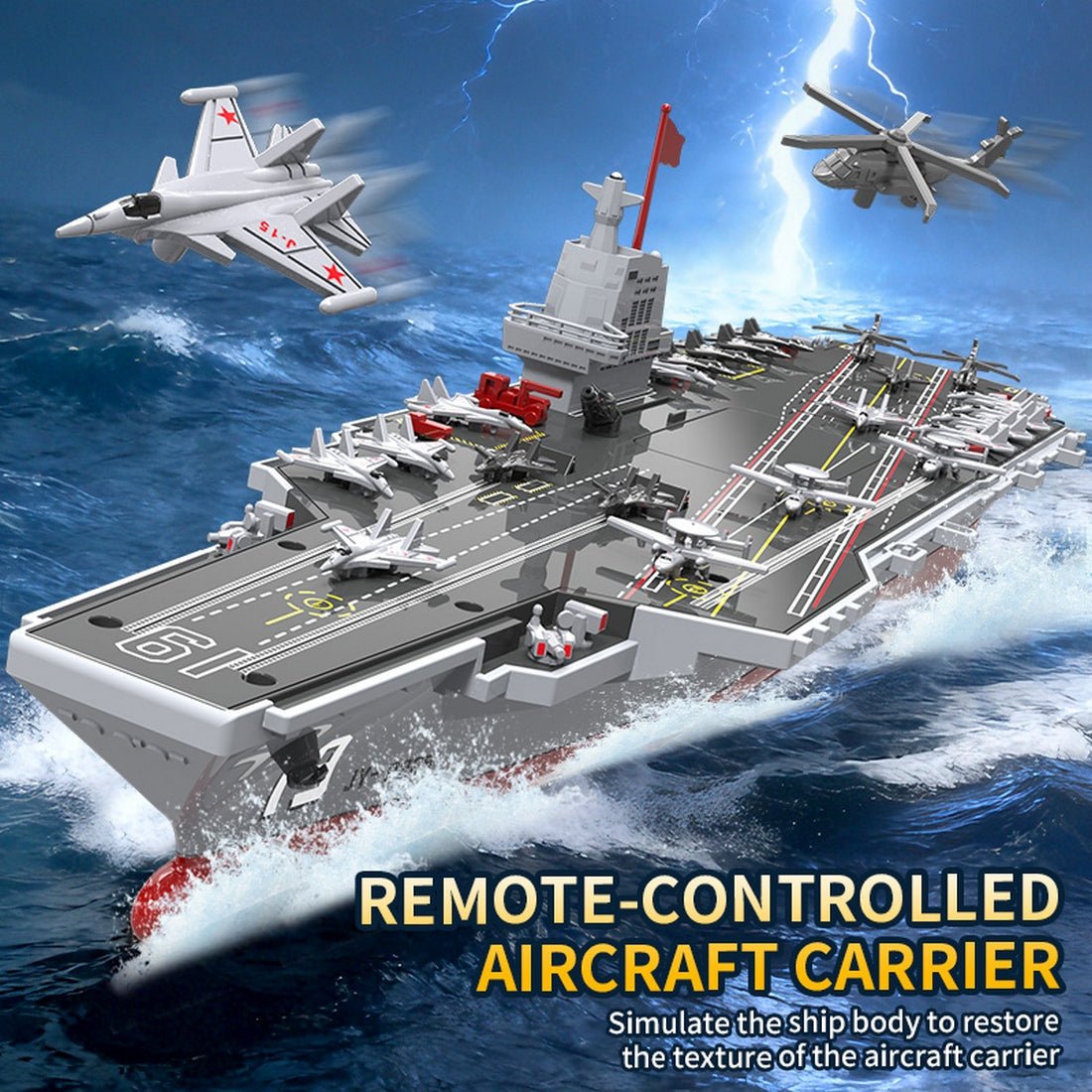 2.4GHz RC Aircraft Carrier Warship – RAZORDON