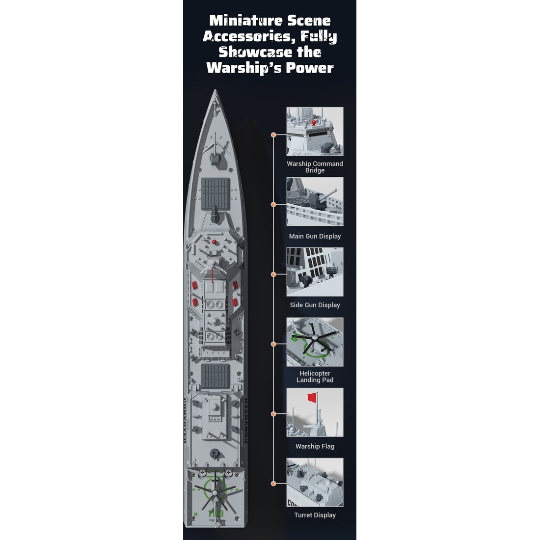 2.4GHz RC Warship Boat – RAZORDON