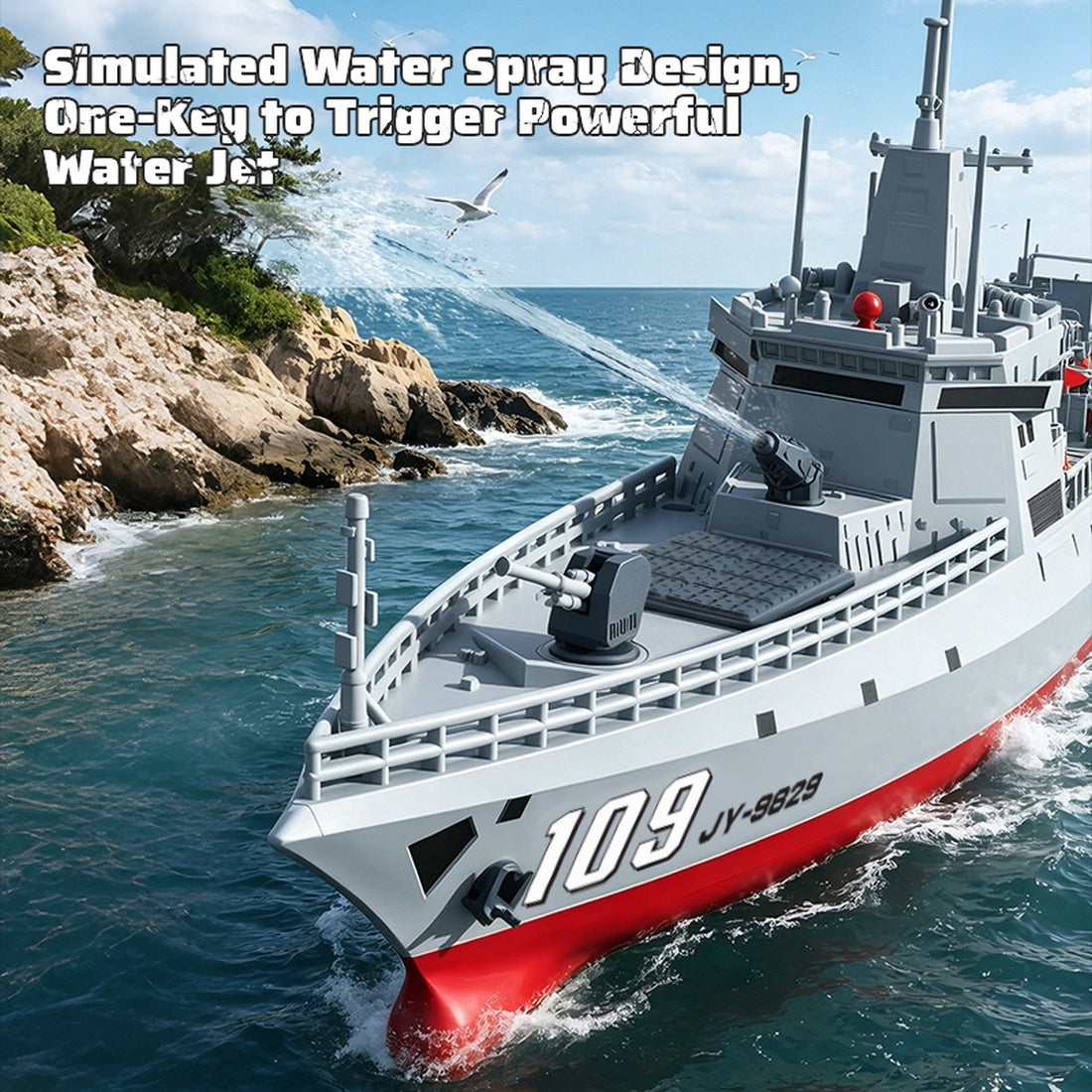 2.4GHz RC Warship Boat – RAZORDON