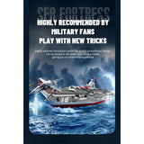 2.4G RC Scale Aircraft Carrier Military Model with Dual-Speed Modes, Long Battery Life RTR