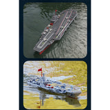 2.4G RC Scale Aircraft Carrier Military Model with Dual-Speed Modes, Long Battery Life RTR