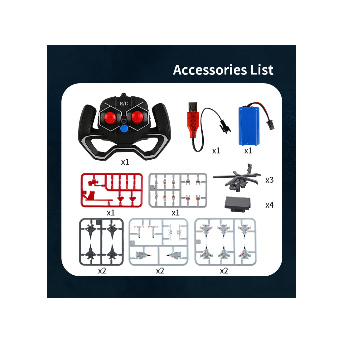 2.4G RC Scale Aircraft Carrier Military Model with Dual-Speed Modes, Long Battery Life RTR