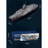 2.4G RC Scale Aircraft Carrier Military Model with Dual-Speed Modes, Long Battery Life RTR