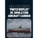 2.4G RC Scale Aircraft Carrier Military Model with Dual-Speed Modes, Long Battery Life RTR