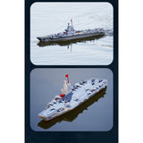 2.4G RC Scale Aircraft Carrier Military Model with Dual-Speed Modes, Long Battery Life RTR