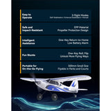 2.4G 6CH 500mm Wingspan Single-Wing Trainer RC Airplane Model - RAZORDON