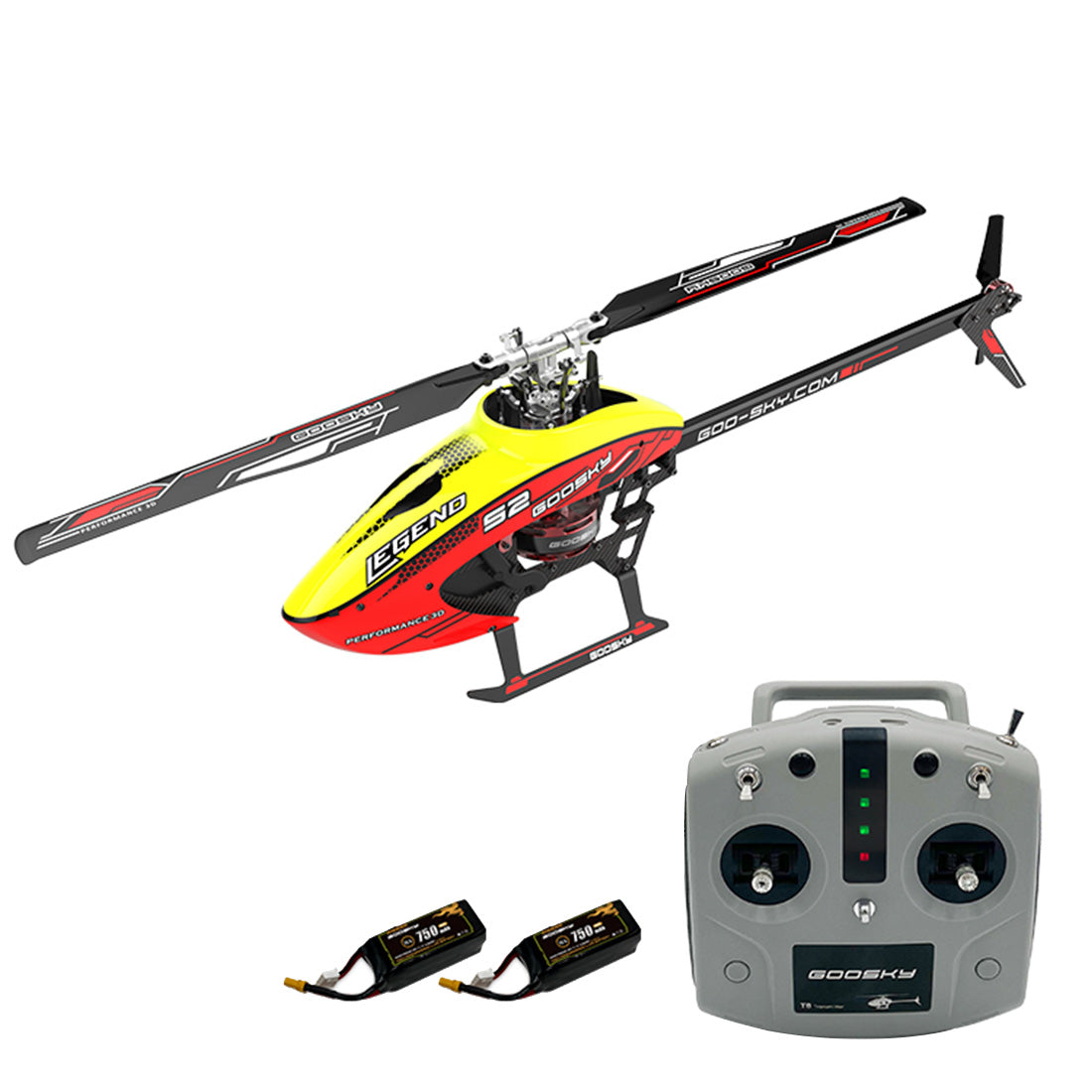 GOOSKY RC Hubschrauber S2 6CH 3D Kunstflug Dual Brushless Direktantrieb Motor Modell