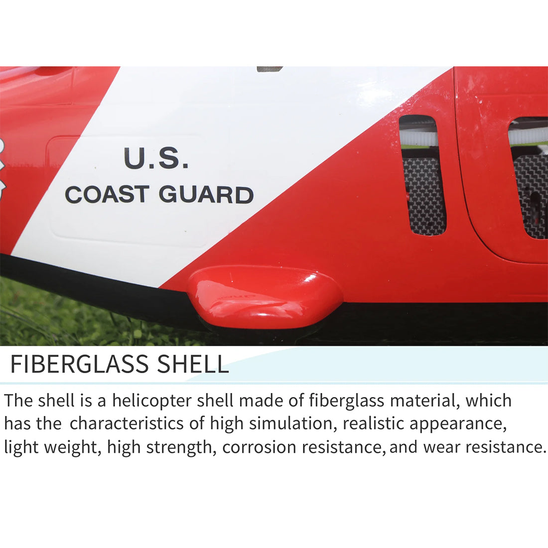 FLISHRC Agusta A109 500-Class 2.4G 6CH Scale RC Helicopter Model with L7 Flight Controller and 4-Mode Positioning GPS RTF