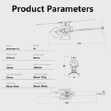 GOOSKY Legend S1 2.4G RC Helicopter Electric Dual Brushless Direct-Drive 3D Model