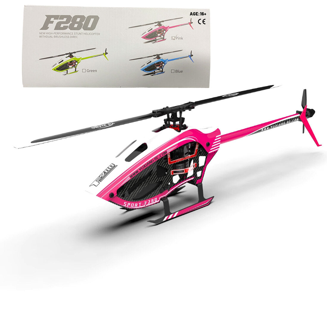 YU XIANG F280 2.4G 6CH RC Bürstenloser Direktantrieb 3D/6G Stunt-Hubschrauber RTF-Modell