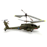 S109H Apache Helicopter 2.4G RC 3CH Dual-Prop Gyro Stabilized Airplane Model with Bright Night Navigation Lights