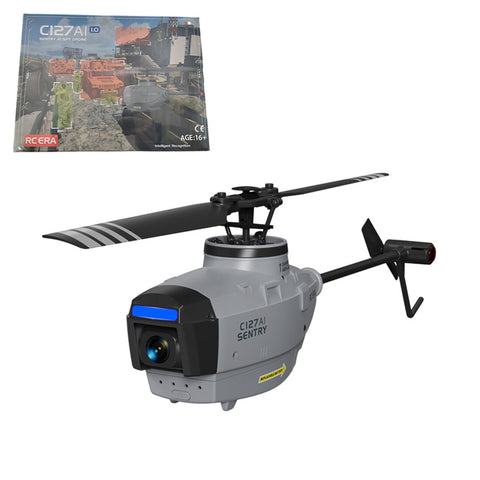 C127AI Scout Drone Model, 2.4G RC 4CH Single-Rotor Brushless Helicopter Model, Without Aileron