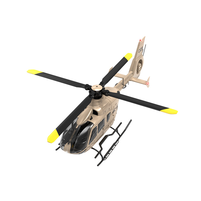 C123 1/36 Scale EC135 Helicopter 2.4G 6CH Single-Rotor Gyroscopic Flying Aircraft Model-razordon