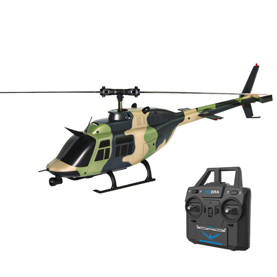 RC ERA C138 1/33 Scale BELL 206 Helicopter 2.4G 6CH Single-Rotor Gyroscopic Flying Aircraft Model Jet Ranger