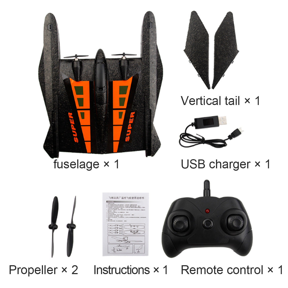 FX-815 2.4G RC elektrisches Segelflugzeug Luft- und Raumfahrtflugzeugmodell