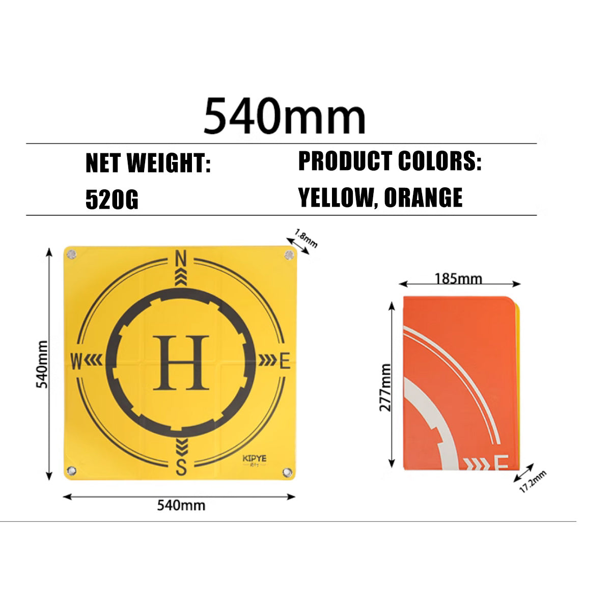 Foldable and Reversible Helipad for RC Helicopter Models - enginediyshop