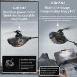 RC ERA C127AI Helicopter Scout Drone Model 2.4G 4CH Single-Rotor Brushless Model Without Aileron