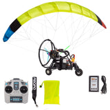 2.4GHz RC Stunt Paraglider with Wheeled Cart - 1.8m Wingspan, Electric Remote Control Airplane, Nylon Canopy Fabric, RTF