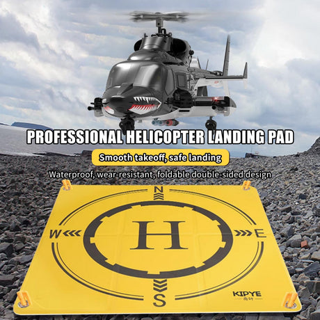Foldable and Reversible Helipad for RC Helicopter Models - enginediyshop