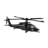 MOC UH60M Black Hawk Military Copter Model DIY Assembly Building Blocks Set