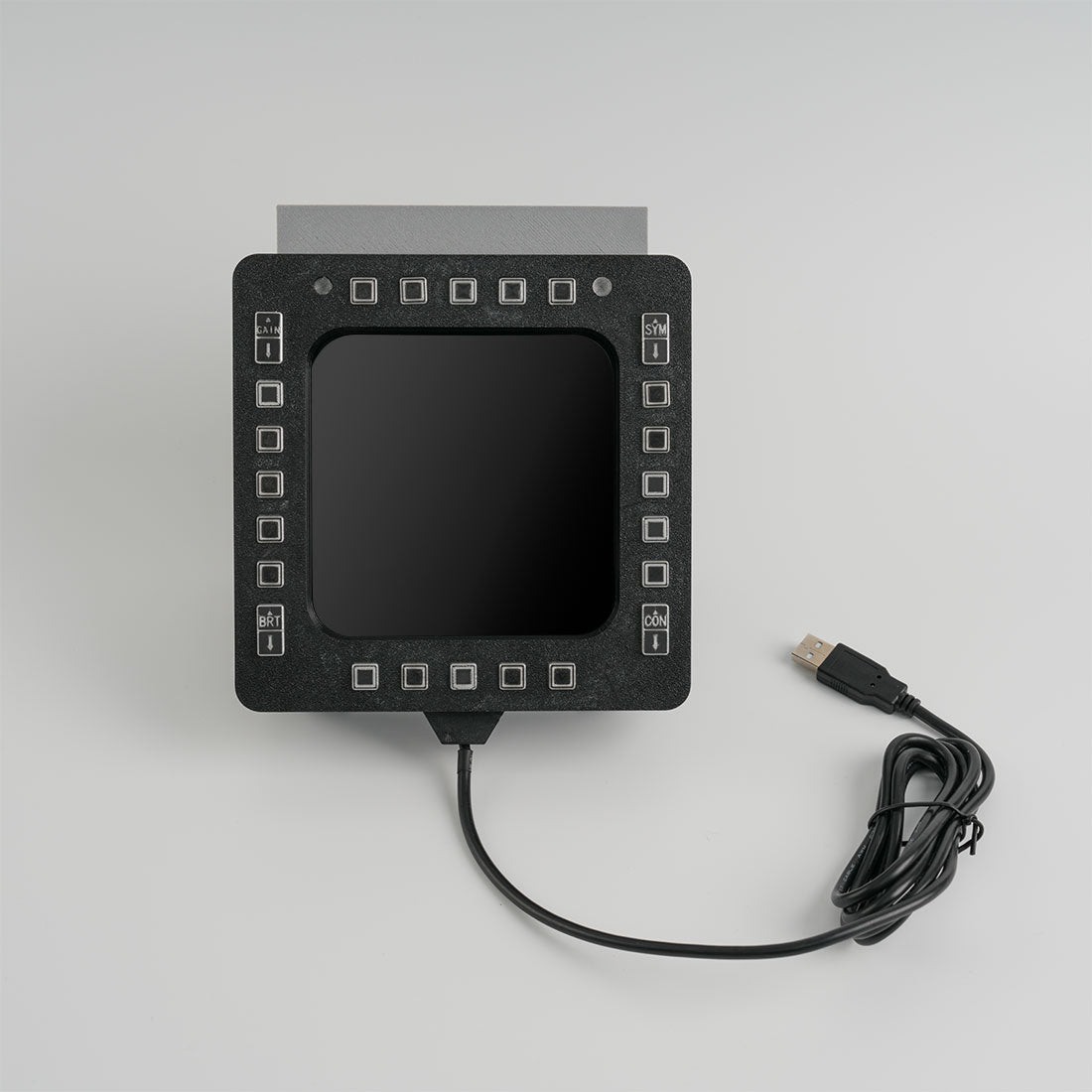 5-Inch 2K 24-Key Fighter Jet MFD-Panel for PC Flight Sims