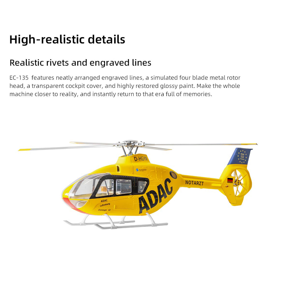 FLYWING EC135 GPS Helicopter - Razordon