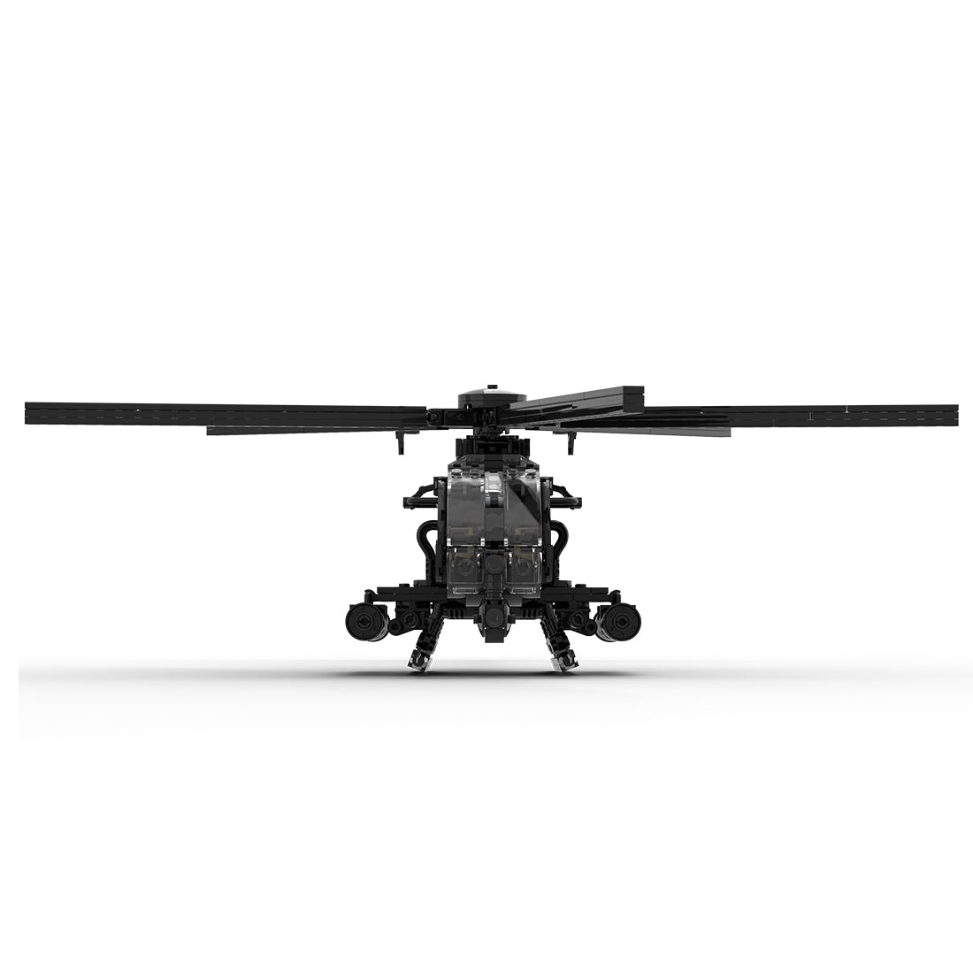 MOC-88275 MH-6 Little Bird Helicopter Model Building Blocks Set
