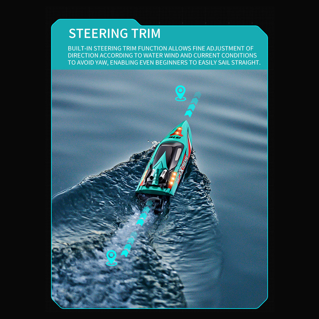 55KM/H High-Speed RC Racing Boat – RAZORDON