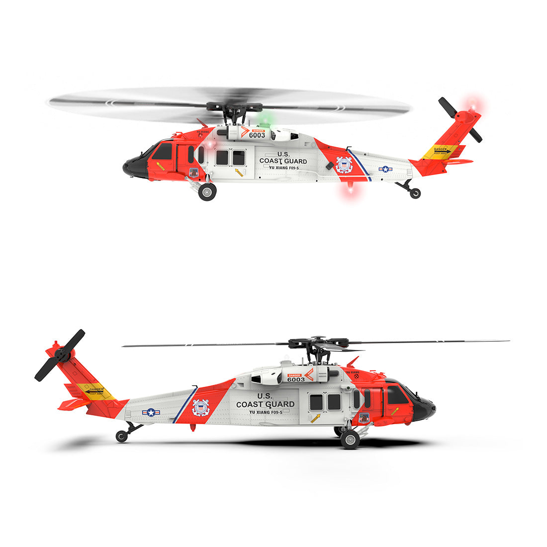 YU XIANG YXZNRC F09-S RC Hubschrauber 1/47 2,4G 6CH Bürstenloses Direktantriebsmodell