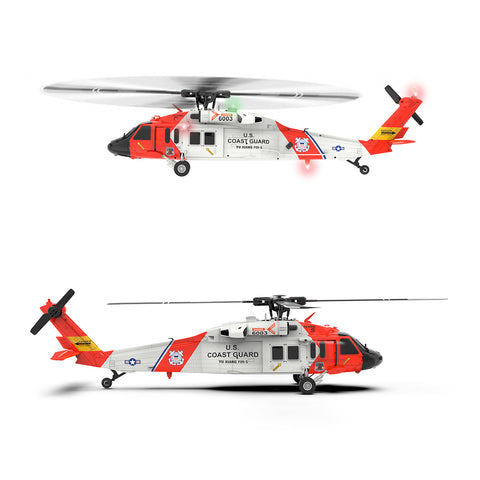 YU XIANG YXZNRC F09-S 1/47 2.4G 6CH Brushless Direct Drive RC Helicopter Model