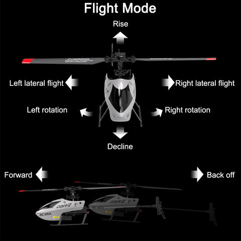 Modelo de avión militar de helicóptero acrobático 2,4G RC 4CH
