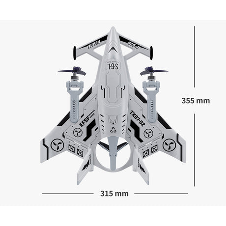 2.4G 8CH RC Stunt Airplane Model - RAZORDON