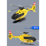 YU XIANG F06 RC Helicopter 1/36 Scale EC-135 2.4G 6-Channel Direct-Drive Brushless 3D Aerobatic Aircraft Model